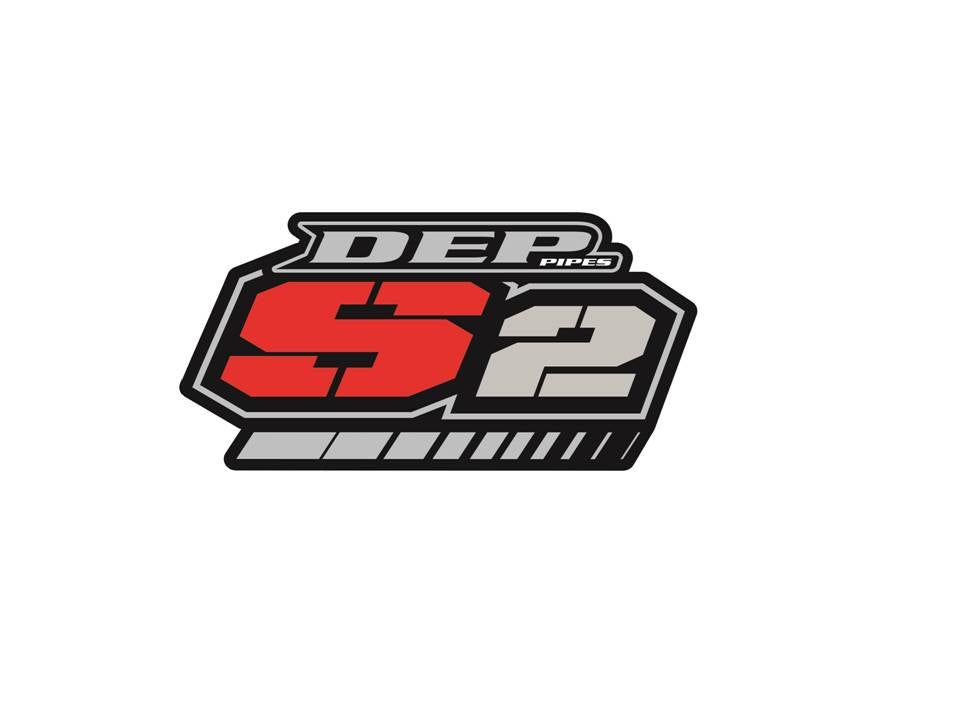 SPECIAL ORDER DEP Pipes S2 OVAL SILENCER Decal DEPA1032
