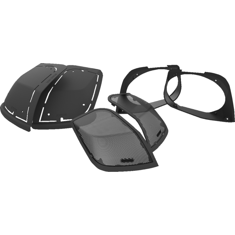HOGTUNES CUT IN LID ADAPTORS FOR 6X9" SPEAKERS FOR 14-23 MODELS RETRO LID-RM