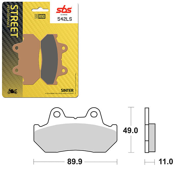 SBS PERFORMANCE LS SINTER BRAKE PAD 6260542100