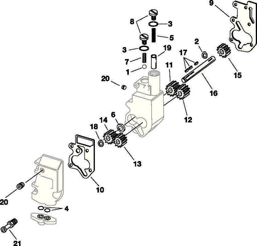 S&S CYCLE 54-89 O/P DRV SHFT GEAR 24T 33-4230