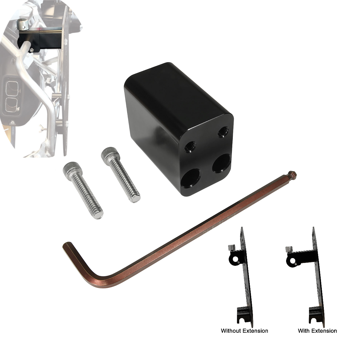 NELSON-RIGG SADDLEBAG PLATE LATCH EXTENSION RG-QRP-EXT
