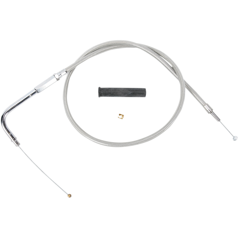 DRAG SPECIALTIES 96-17 36-3/4" S/S THROTTLE CABLE 5332506B