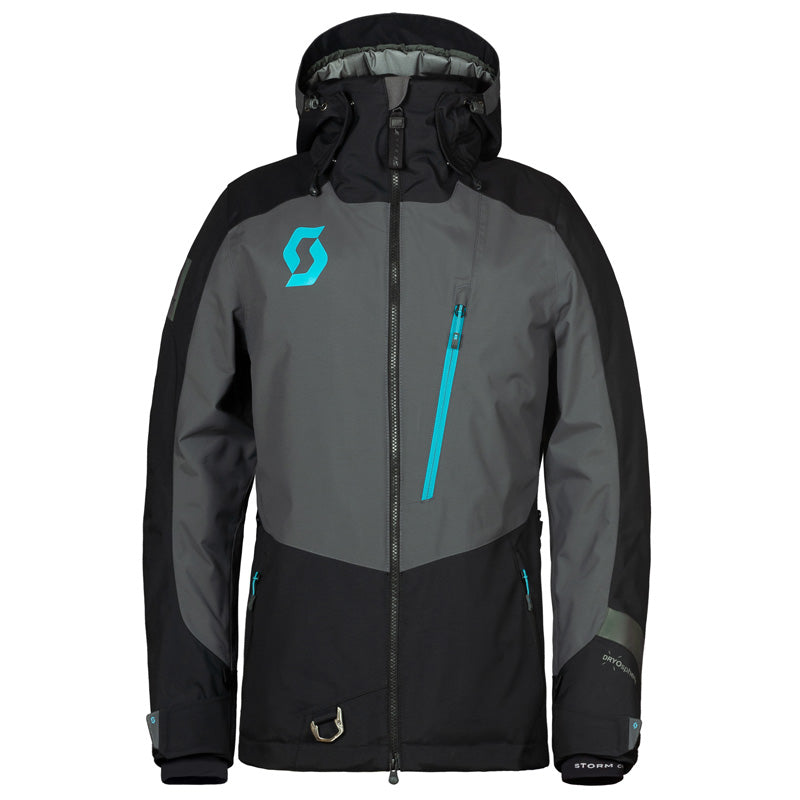 SCOTT T SHELL WOMEN'S JACKET GREY/BLUE M 292395-7426008