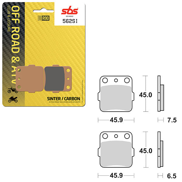 SBS ATV/UTV SINTER BRAKE PAD 6240562100