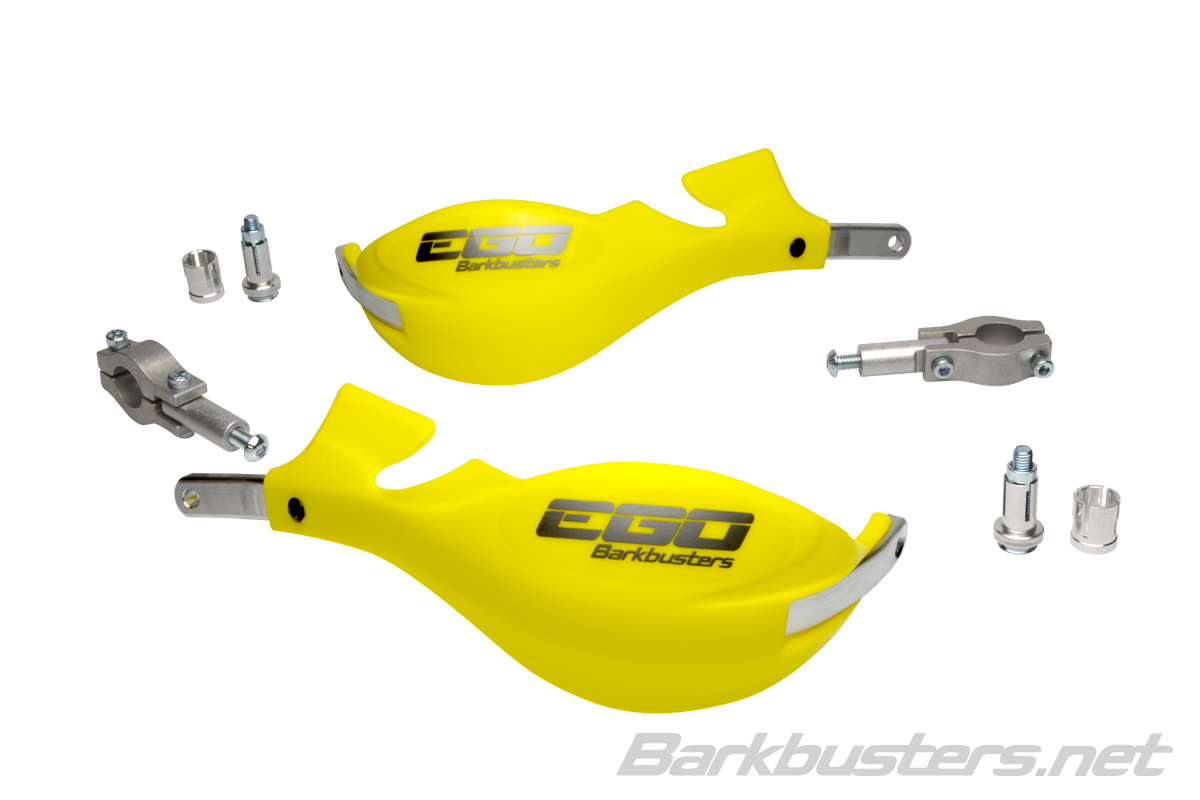 BARKBUSTERS EGO HGUARD E1 YELLOW STRAIGHT 7/8 (22MM) EGO-001-00-YE