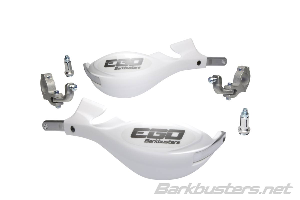 BARKBUSTERS EGO HGUARD E5 WHITE TAPERED BAR EGO-005-02-WH