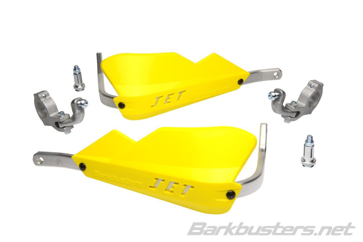 BARKBUSTERS JET HGUARD J2 YELLOW TAPERED BAR JET-002-02-YE