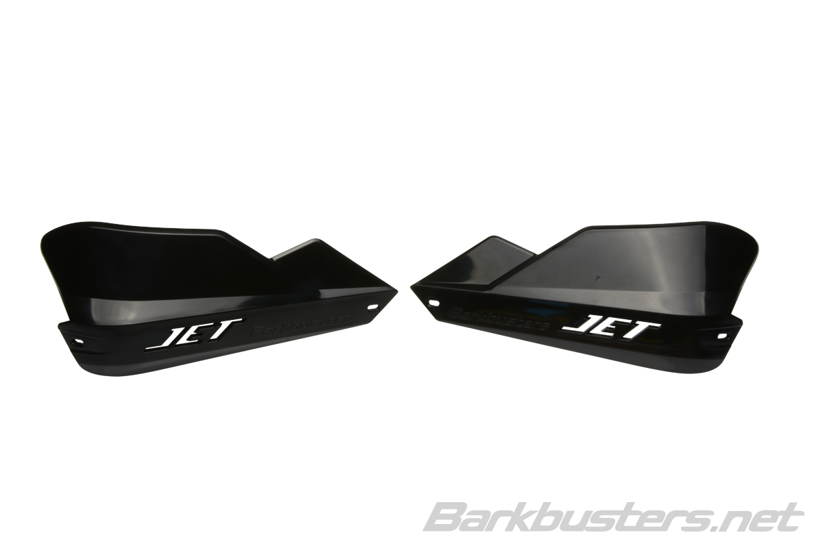 BARKBUSTERS JET PLASTIC GUARDS ONLY. BLACK JET-003-00-BK