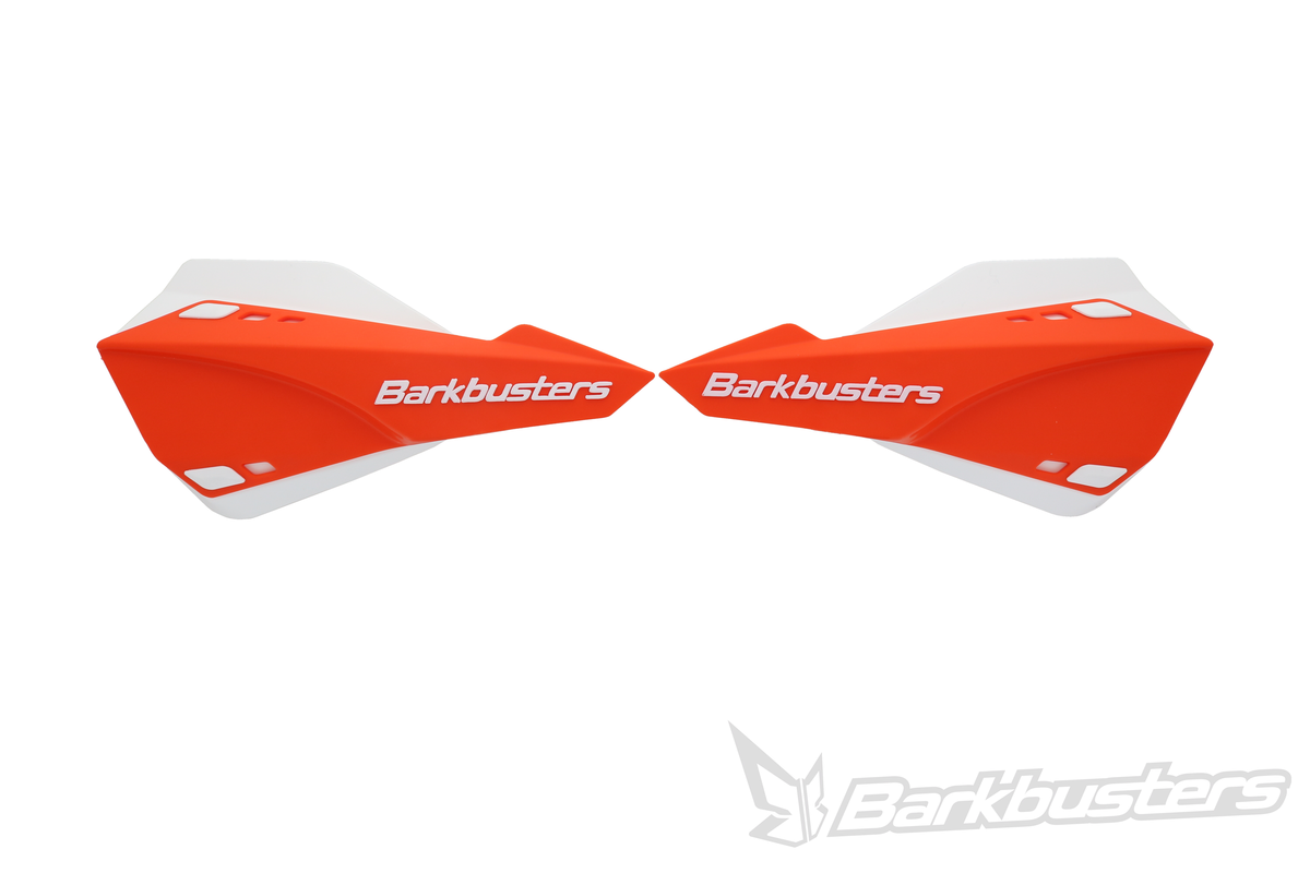 BARKBUSTERS SABRE HGUARD ORANGE W/WHITE DEFLECTOR SAB-1OR-02-WH