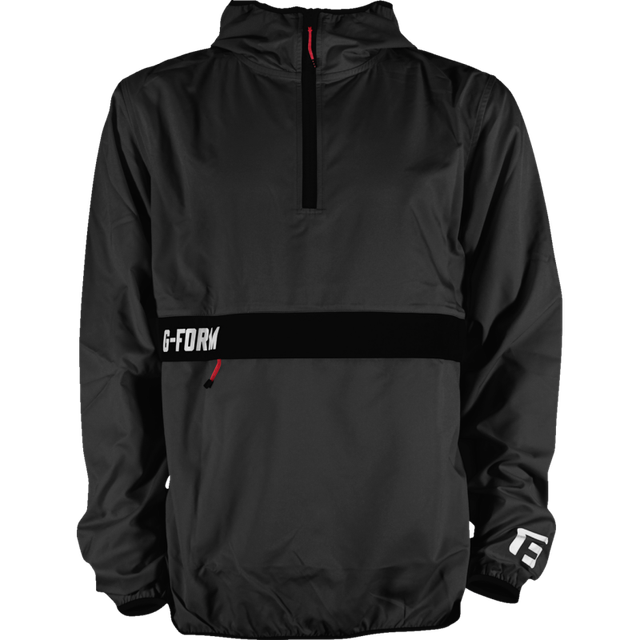 G-FORM PACKABLE HOODED JACKET BK 2X HJ0302017