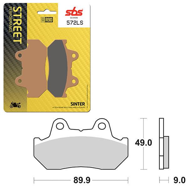 SBS PERFORMANCE LS SINTER BRAKE PAD 6260572100