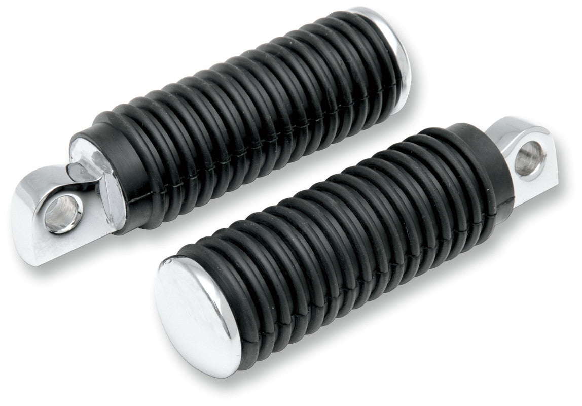 DRAG SPECIALTIES RUBBER FOOTPEGS W/ MALE MOUNTS (PR) DS-253406
