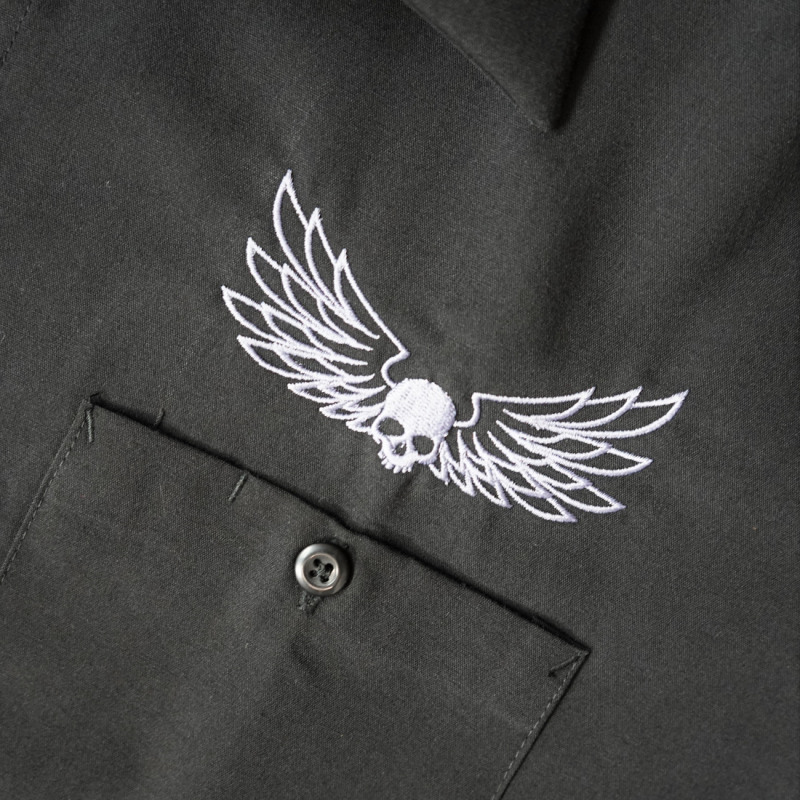 LETHAL THREAT SHRT MTLTILGRV WRK BK XL DG60179XL