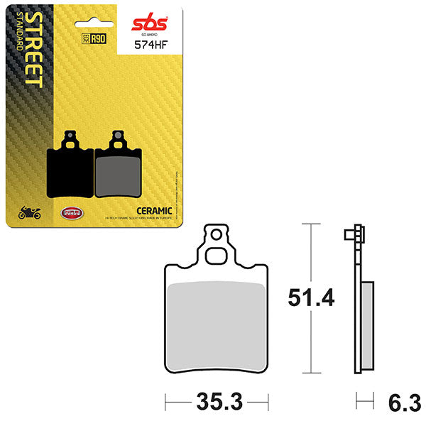 SBS ATV/UTV CERAMIC BRAKE PAD 6190574100