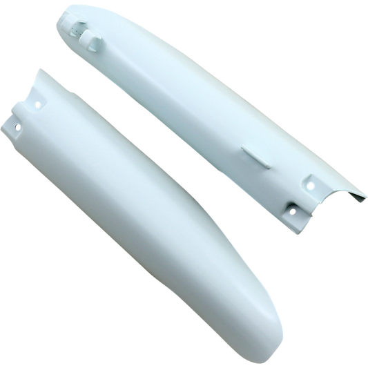 ACERBIS LWR FORK CVR SET- RM125/250:99-03 WHITE 2115020002