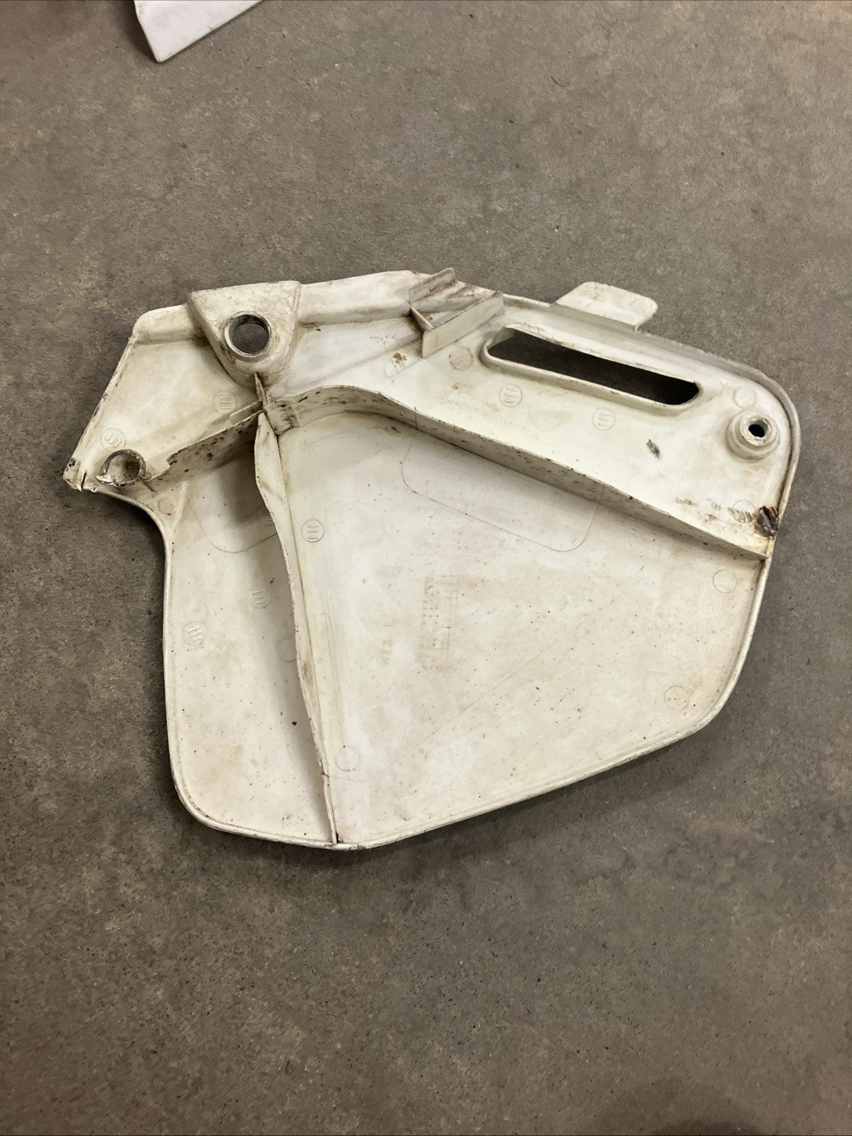 Honda CR250R 1991 1990 OEM Fender side cover number plate shroud KIT CR125R 1992