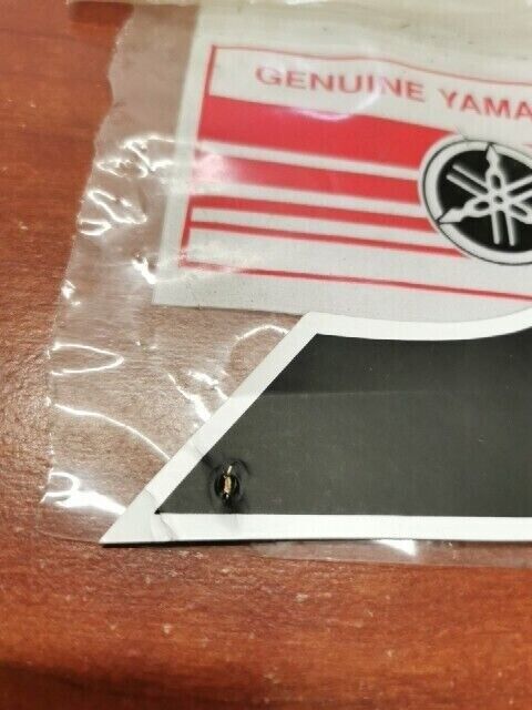 NOS Yamaha 1976 GT80 FUEL TANK GRAPHIC (DAMAGED) 393-24249-30-00 Y121