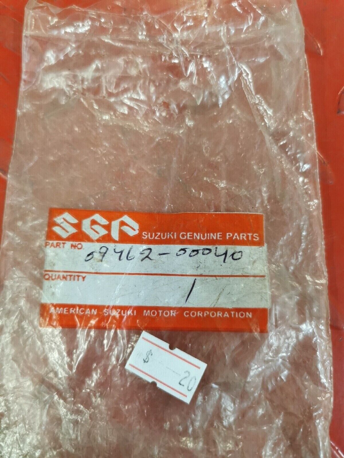 NOS SUZUKI OIL TANK BAND 09462-00040 S11