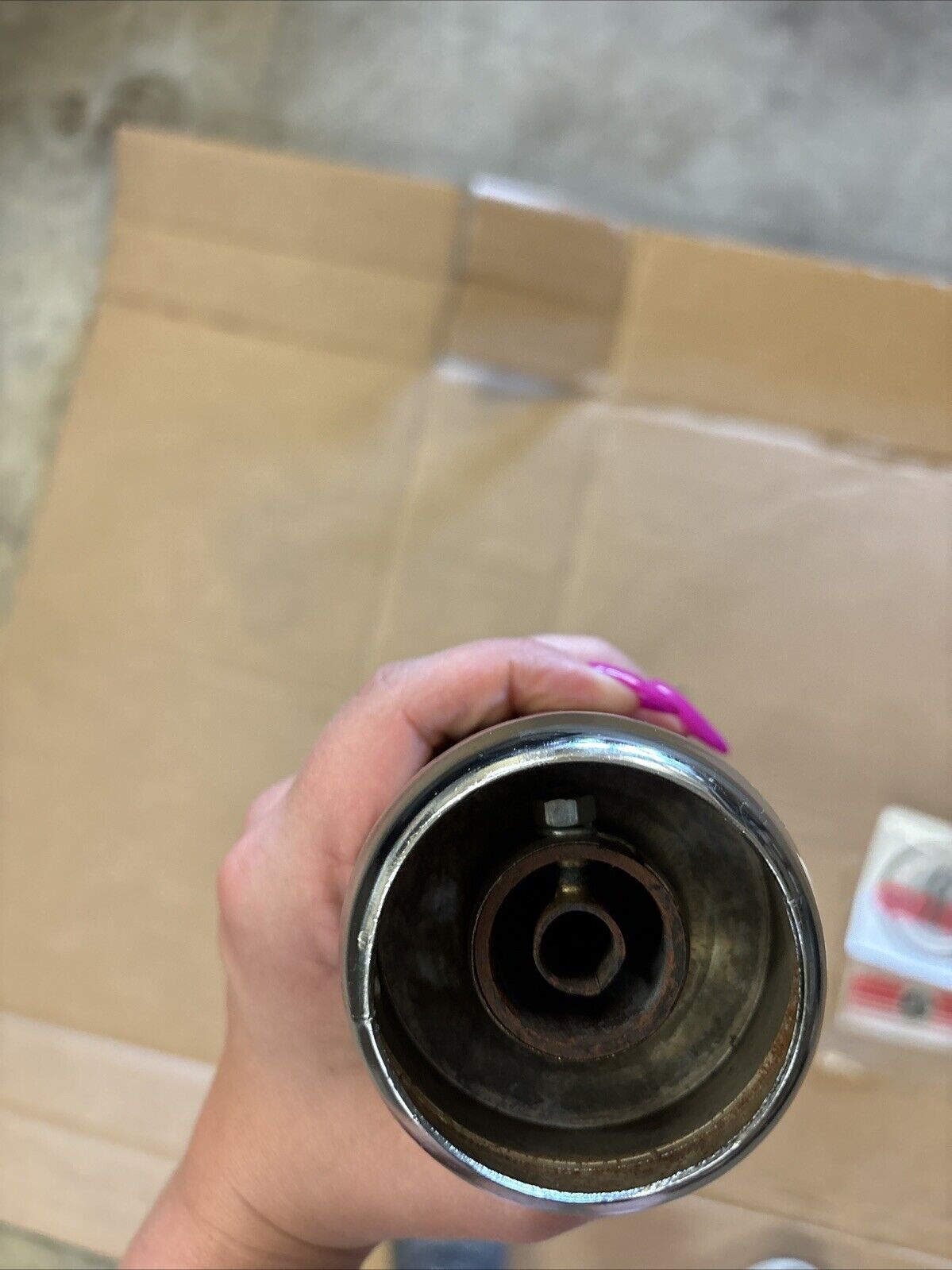 NOS Yamaha 1974 FS1 E F P PD MUFFLER 378-14710-01-00 YB3