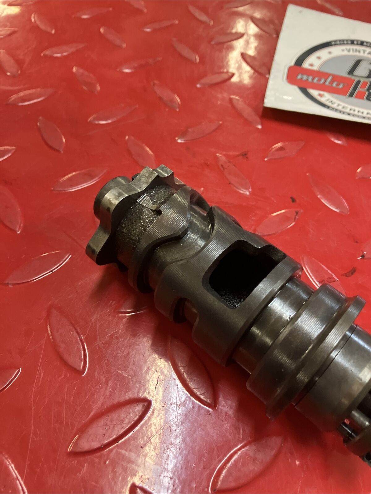 Yamaha YZ400 1977 transmission gearshift gear shift drum cam assy
