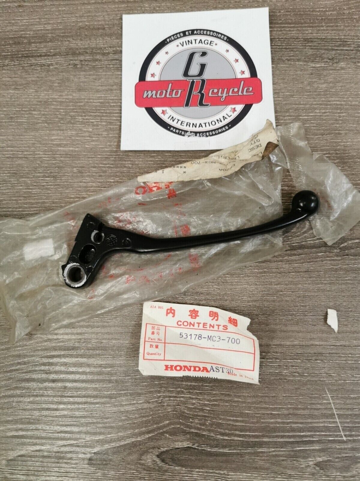 NOS HONDA CB750SC CB650C CB1100F LEVER L HANDLEBAR 53178-MC3-700 H48