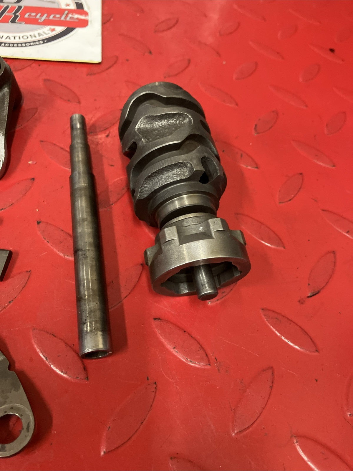 Honda CR250R 1991 Transmission gearshift gear shift drum cam forks