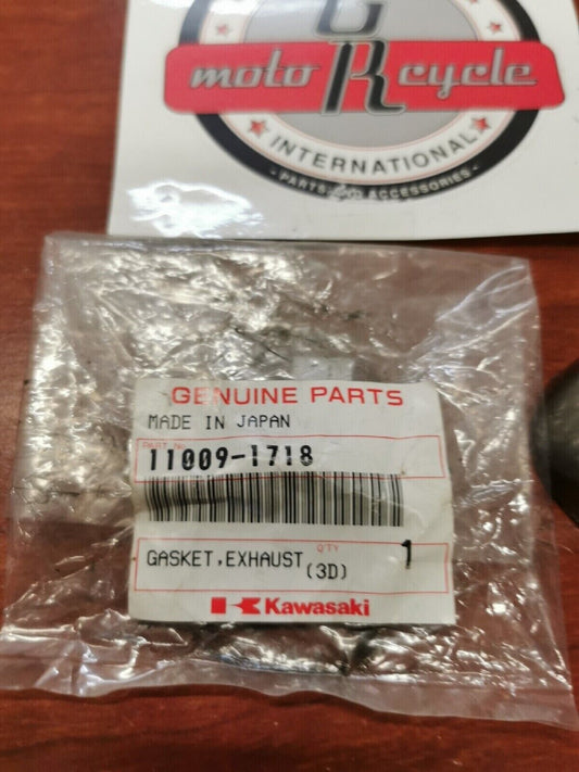 NOS Kawasaki KAF540 KLF220 KLF300 ZX600 EXHAUST PIPE GASKET 11009-1718 K25