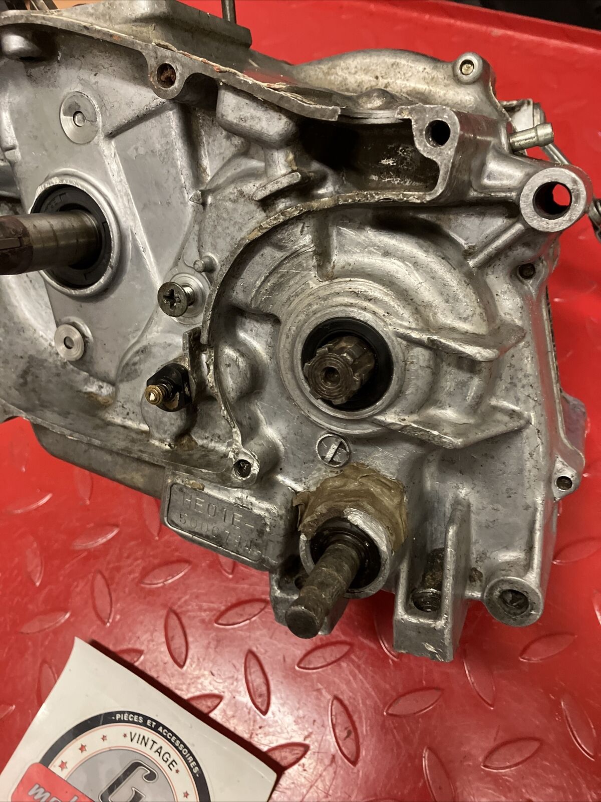 Honda XR80 1979 engine motor bottom end crankcase crankshaft transmission