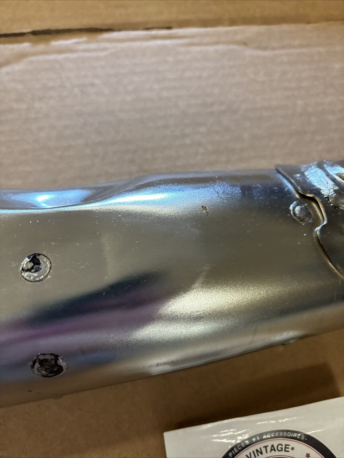 NOS Yamaha 1979 XS750 LEFT MUFFLER 2F3-14711-03-00 SUB 2F3-14711-80-00 YB3