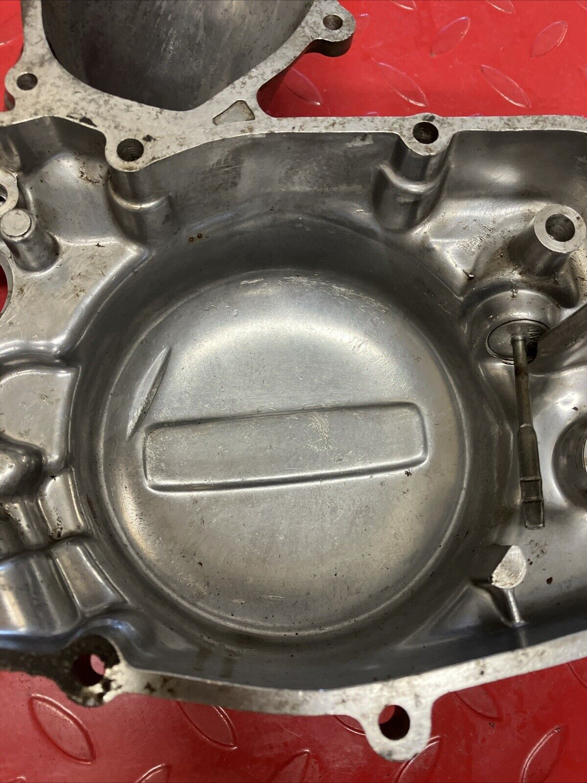 Kawasaki KS125 KD125 KE125 1974 1975 Right crankcase clutch cover U3