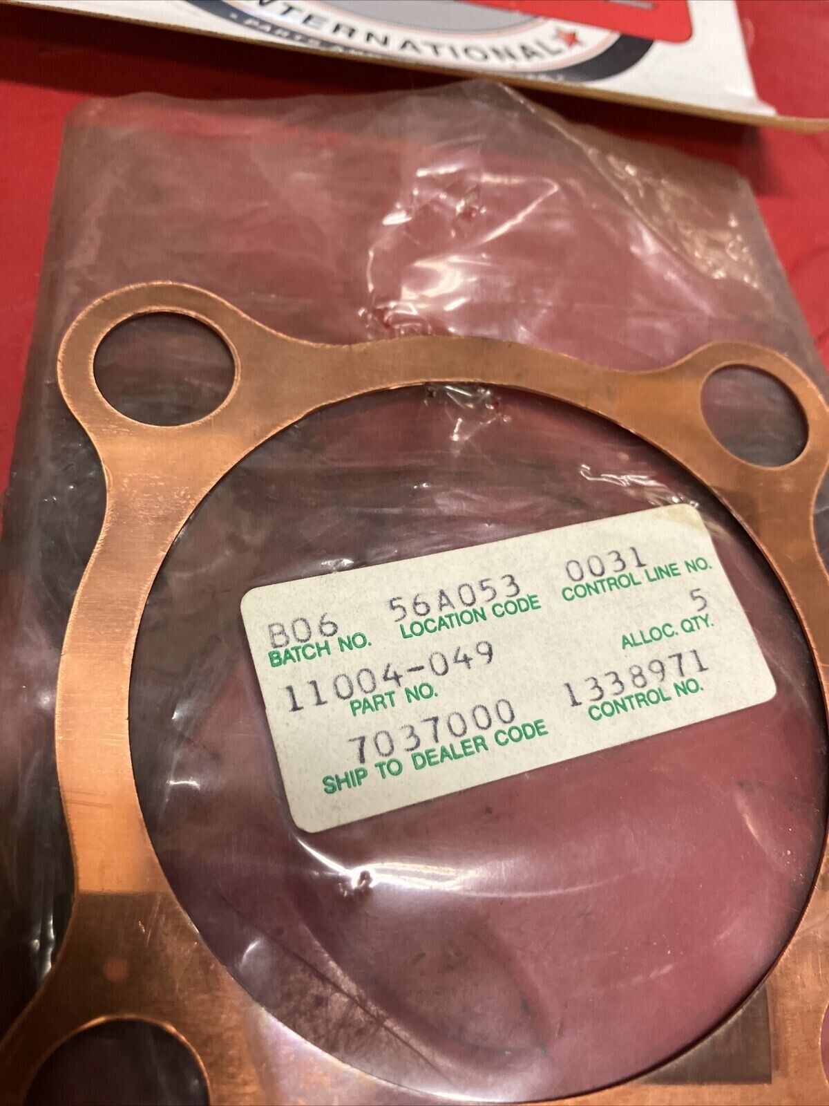 NOS KAWASAKI H2 CYLINDER HEAD GASKET 11004-049 K21