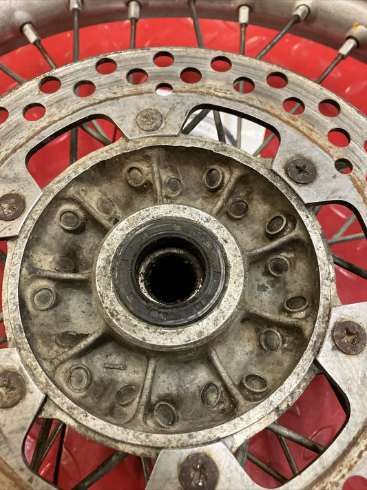 Suzuki RM125 1993 rear wheel hub rim spoke