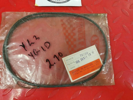 NOS YAMAHA YG1 YGS1 YL2 YL2C Throttle Cable 1 126-26311-10 Y51