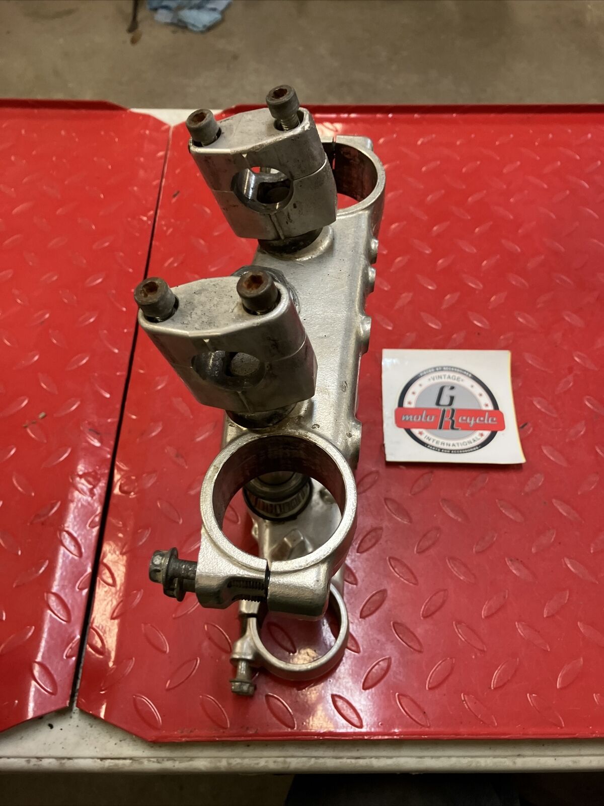 Suzuki RM125 1993 steering stem triple tree clamp RM250 1994 1995 51410-29E50