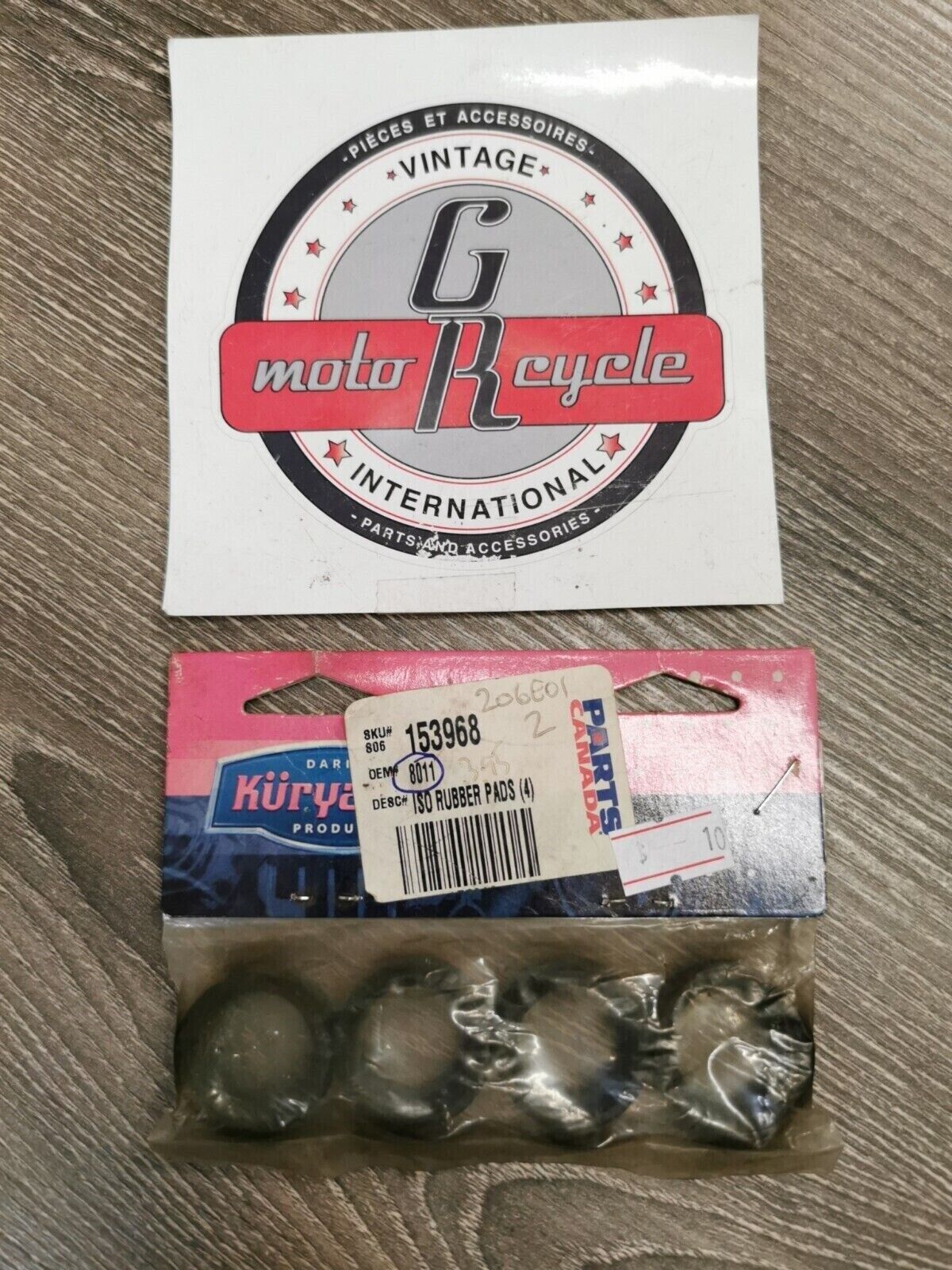 NOS Kuryakyn Shift Peg Replacement Rubber Pads QTY4 8011 J34
