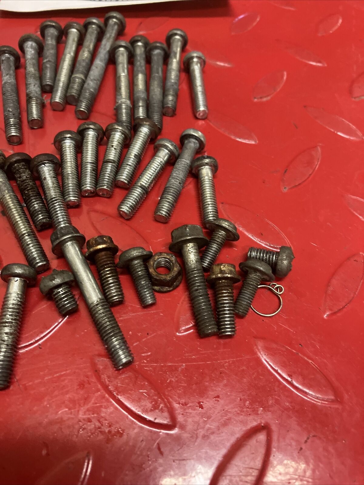 Suzuki DS100 1978 engine motor crankcase / cover hardware bolt nut