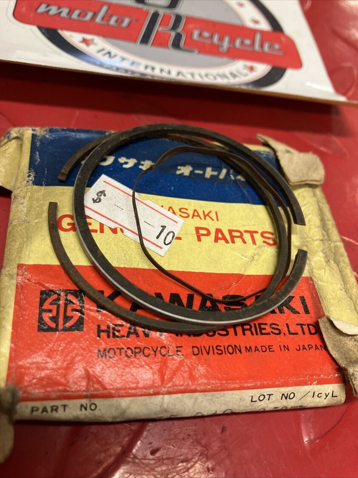 NOS KAWASAKI G5 PISTON RING SET 0.020 '' 0.50MM 13025-040 K17