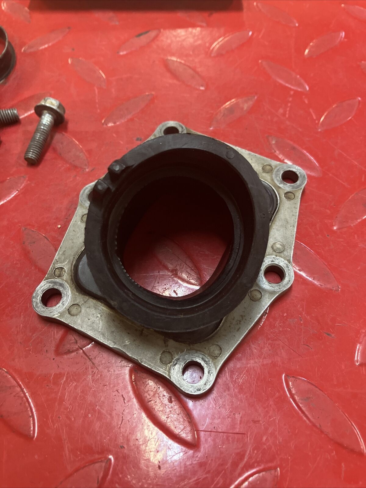 Honda CR250R 1988 intake manifold insulator boot carburetor 1989