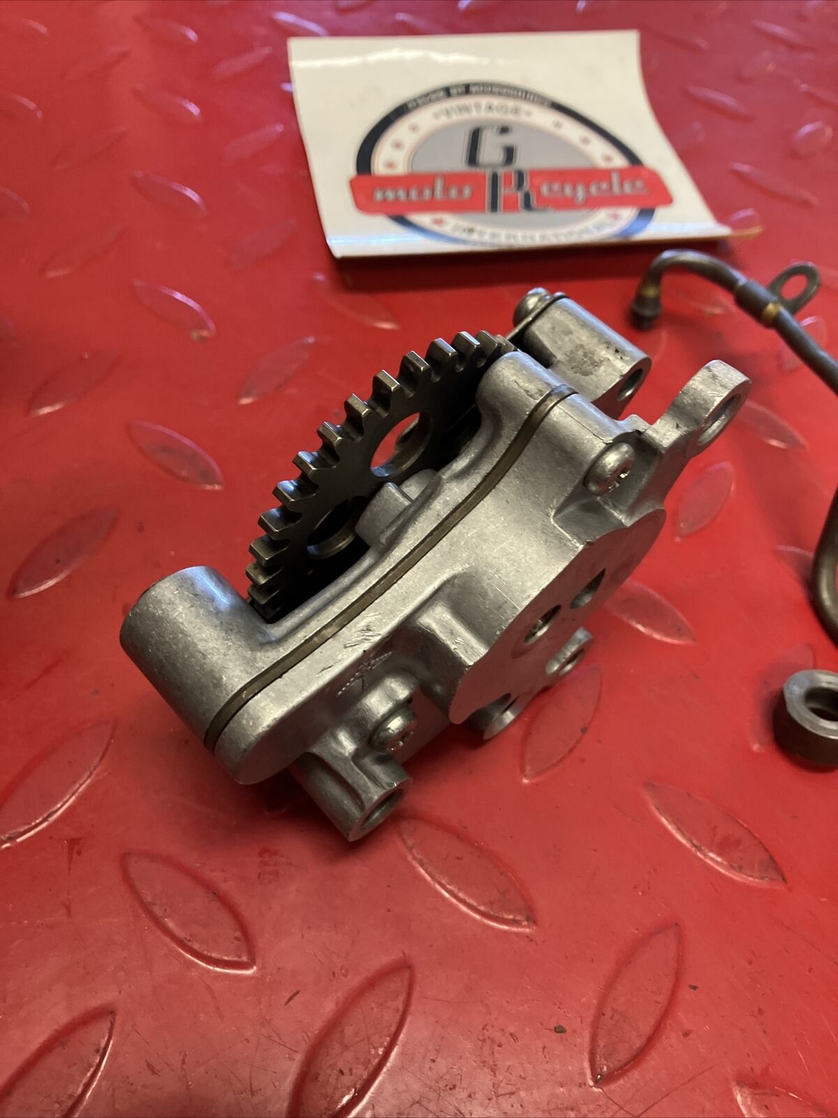 Honda XL350R 1986 oil pump line hose pipe
