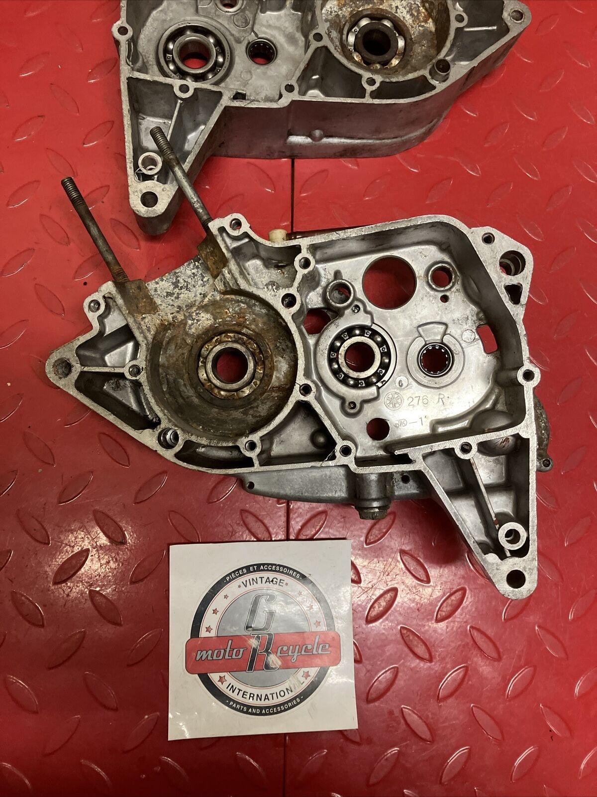 Yamaha HT1 MX 1971 Crankcase set left right crank case 1970 LT2 LT3 LTMX RS100