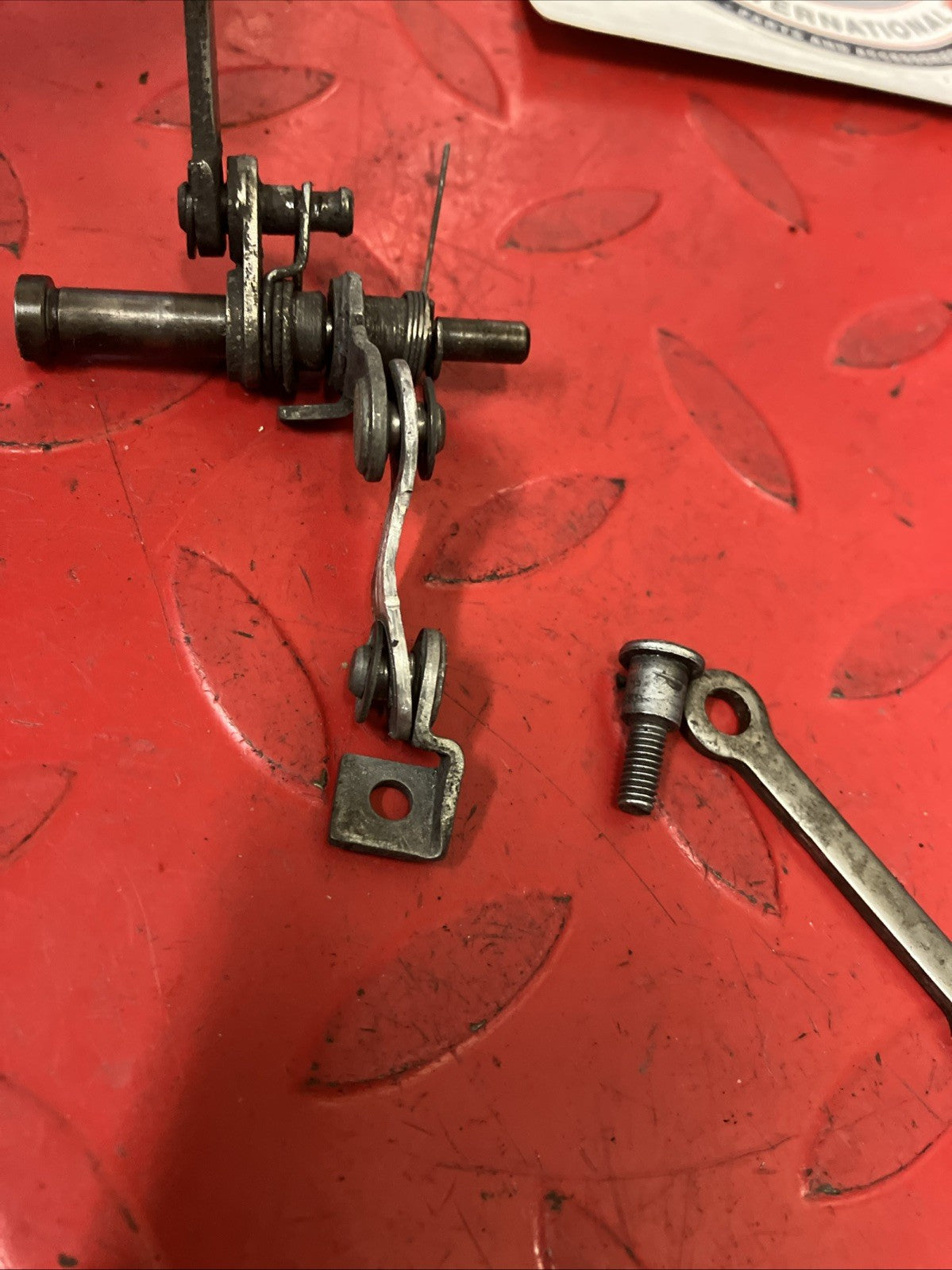 Honda CR250R 1984 Cylinder exhaust power valve linkage arm lever shaft