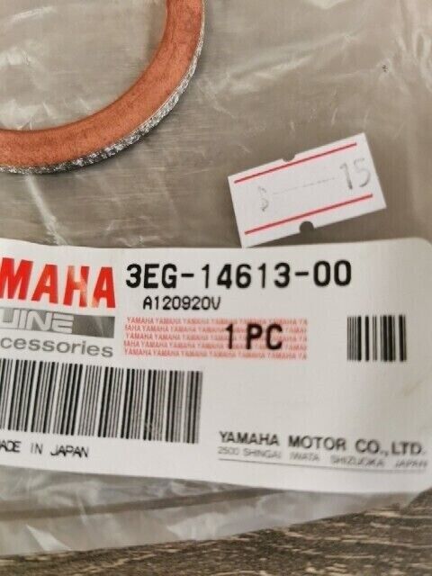 NOS YAMAHA XVS1100RC XV95CHB YXC700PFG GASKET EXHAUST PIPE 3EG-14613-00-00 Y112