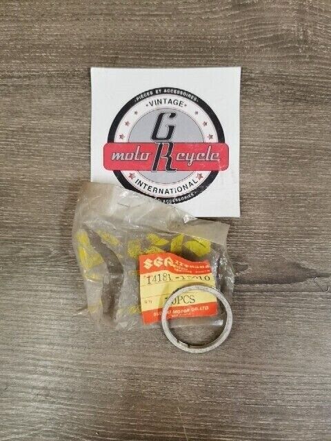 NOS SUZUKI TM250 1973 - 1975 GT500 GT750 GASKET EXHAUST PIPE 14181-15010 S54