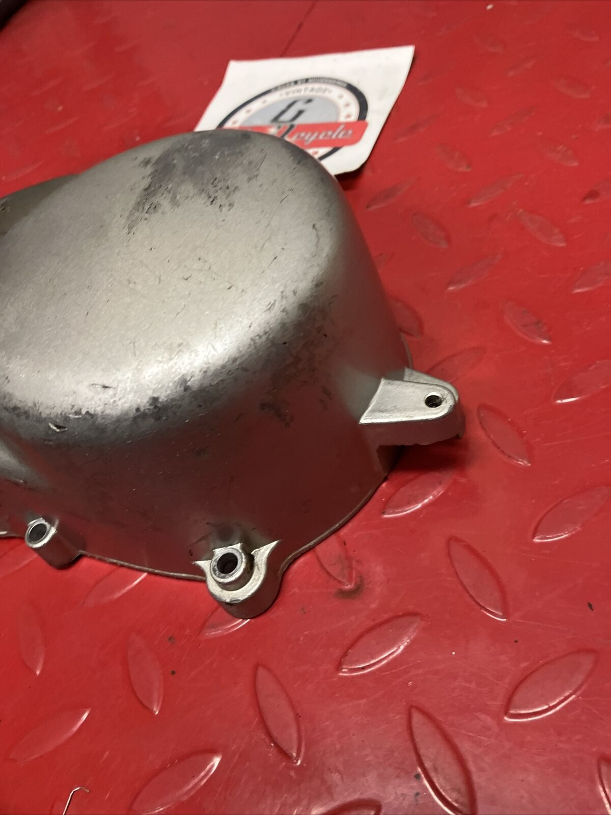 Yamaha LB50 1975 1F1 Chappy 50 Right crankcase clutch cover LB80