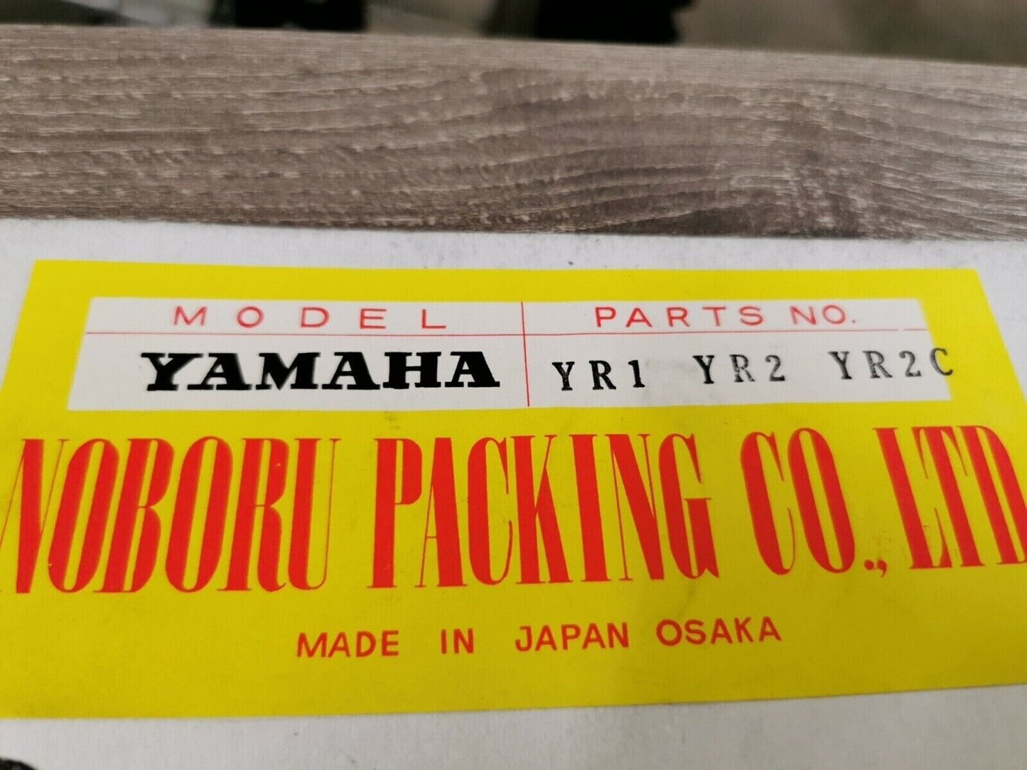 NOS NOBORU NP YAMAHA YR1 YR2 YR2C INCOMPLETE GASKET KIT SET J46