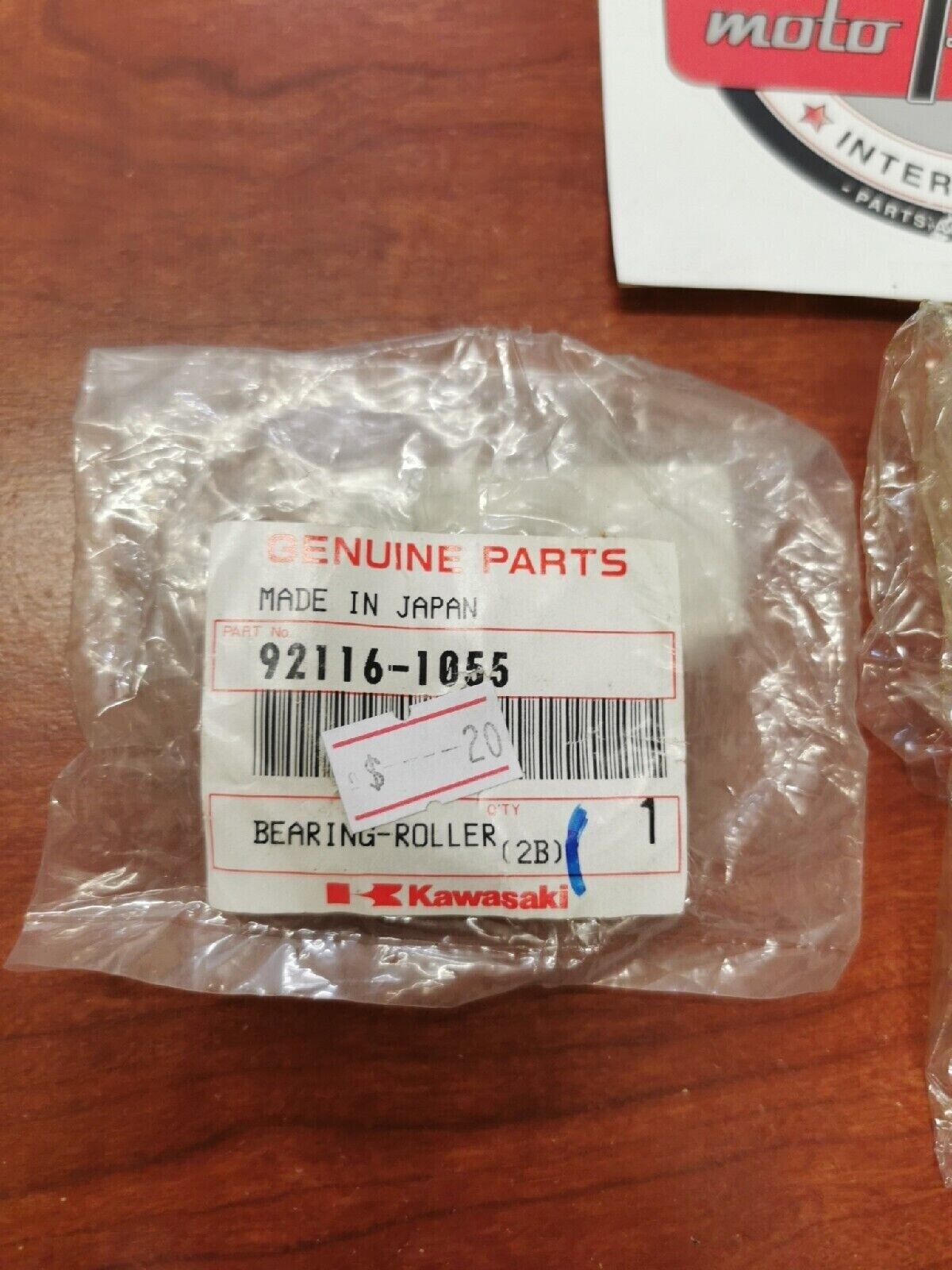 NOS Kawasaki 1986 - 2004 KLF300 ROLLER BEARING 92116-1055 K27