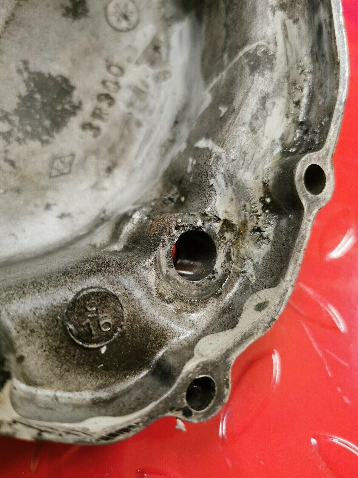 Yamaha IT175 1981 left crankcase clutch cover YZ100 YZ125 IT200