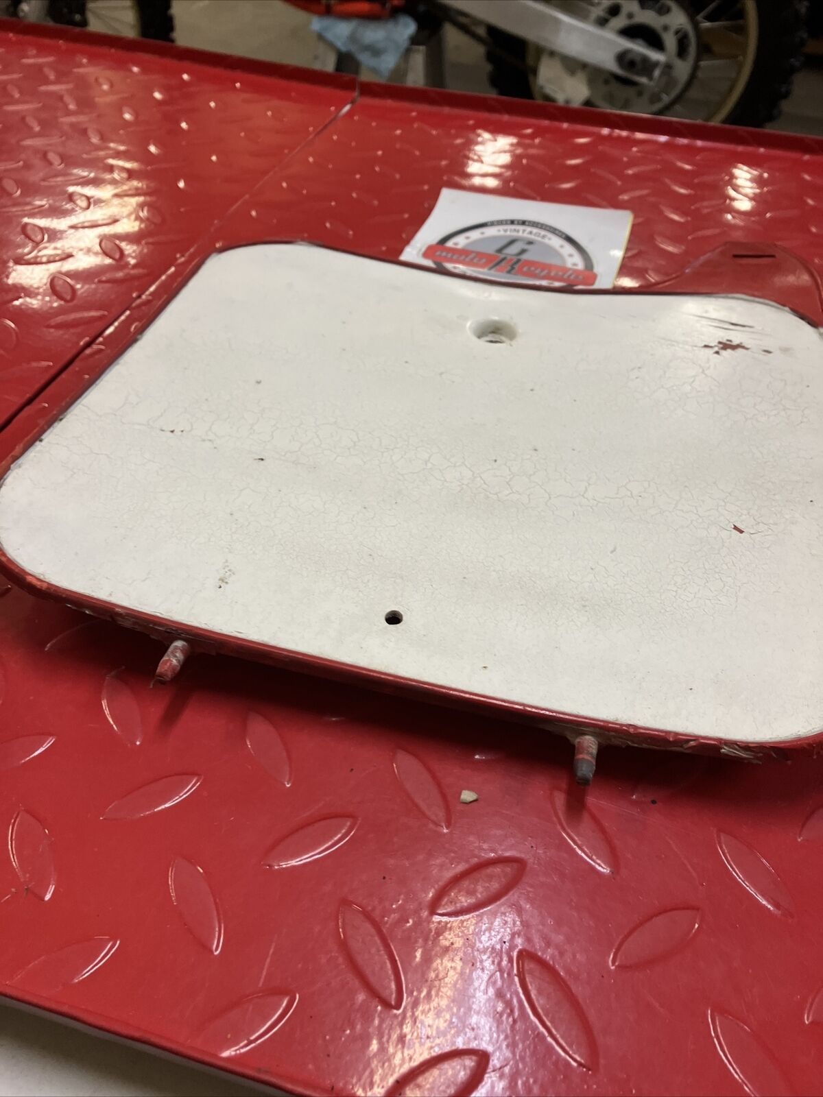 Honda CR250R 1984 front number plate panel