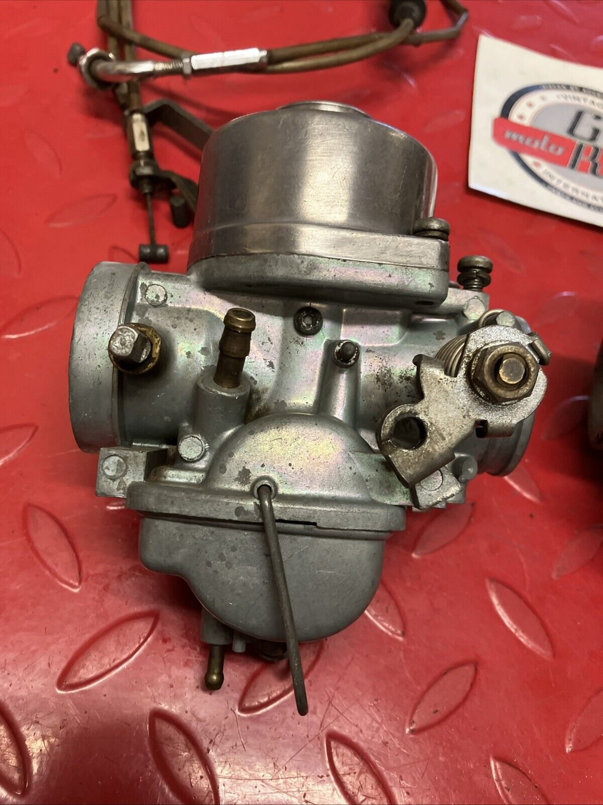 Honda CB500T 1975 1976 carburetor set CLEANED BUT NOT RESTORED U4