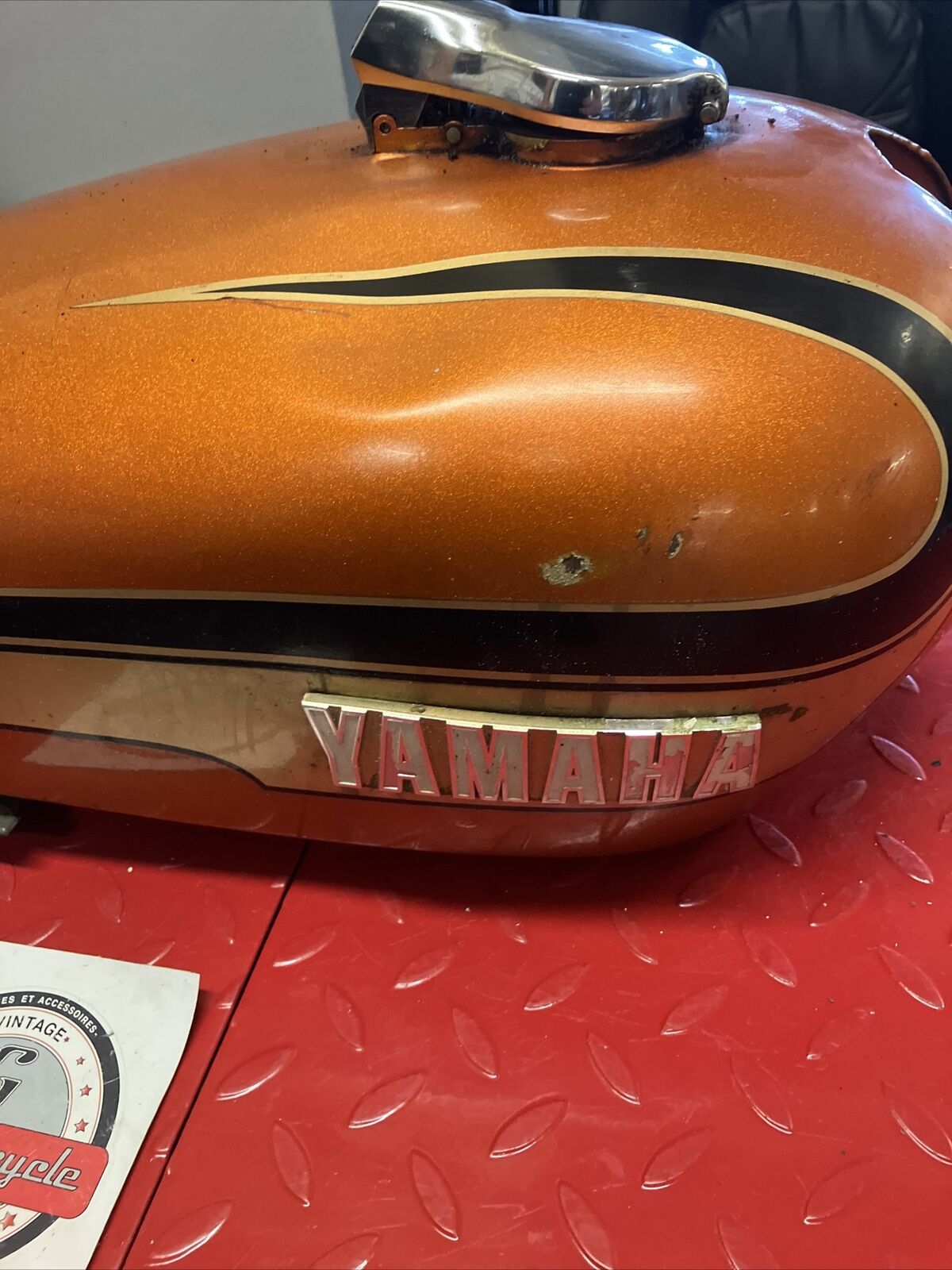 Yamaha TX750 1973 Fuel tank gas petrol reservoir